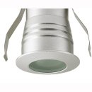 Einbauspot LED Cree 3W, 60&deg;, 12V DC, IP54, f&uuml;r Unterputzmontage, D42mm H45,4mm