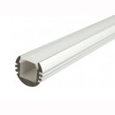 MikaLux Premium-Line Alu- Profil PDS- O, f&uuml;r LED- Profile, 18,5x 15,75,  rund klar