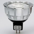 MR16 COB LED 6,5W 500lm Luminus dimmbar 12V AC/DC 3000K warmwei&szlig; 36&deg;