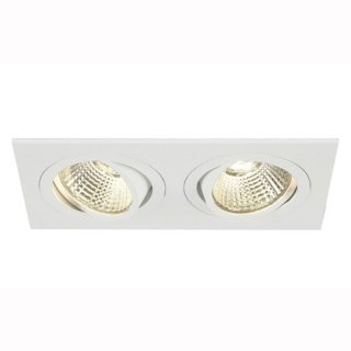 2er Downlight New Tria 155 II, 2xCOB LED, 3000K, 14W, 38&deg;,