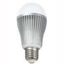 E27, LED- Kugelbirne, 9W, dualwei&szlig;(WW+KW),...