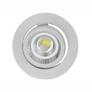 Deckeneinbaulampe rund, 30W, 24&deg; / 60&deg;, D205x143mm DA190mm, ausschwenkbar