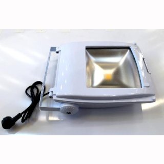 Mikalux LED Fluter Design weiss, COB 30W, IP65, 120&deg; f&uuml;r Aussen und Innen