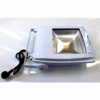 Mikalux LED Fluter Design weiss, COB 20W, IP65, 120&deg; f&uuml;r Aussen und Innen