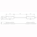 Modul SMD 2X5152 0,48W 150-160&deg;, softwide, 12V LG Injection IP68, extra Premiumklasse, 5 Jahre Garantie