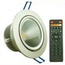 Deckeneinbaulampe CCT-A 2500-6000K, 20W, 20/30/60&deg;, D106x115mm, DA92mm, RF