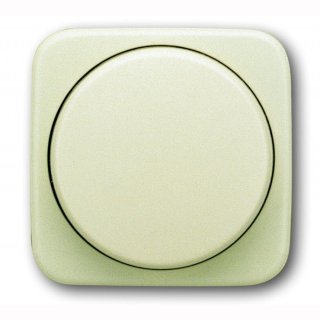 BJ-Dreh-Zentralscheibe mit Drehknopf f&uuml;r Drehdimmer wei&szlig;-214 oder beige-212