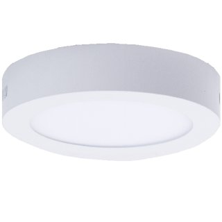 LED Panelleuchte Aufbau, rund, 18W, D 220mm, H 40mm, 1250lm