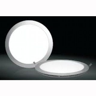 Panelleuchte Einbau flach, rund, LED 24W, D 300mm, H 18mm, DA 285mm