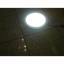 Panelleuchte Einbau flach, rund, LED 24W, D 300mm, H...