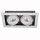 kardanische Deckeneinbaulampe COB 2x30W 38&deg;  neutralwei&szlig; 4000k