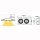 kardanische Deckeneinbaulampe COB 2x30W 38&deg;  neutralwei&szlig; 4000k