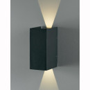 Wandlampe Norma, 2x3W, 3000K, 166lm, dunkelgrau (schwarz)...