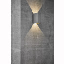 Wandlampe Norma, 2x3W, 3000K, 166lm, dunkelgrau (schwarz) oder hellgrau, up&amp;down,  Abstrahlwinkel einstellbar,*** nur noch begrenzte St&uuml;ckzahl!