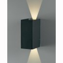 Wandlampe Norma, 2x3W, 3000K, 166lm, dunkelgrau, up&amp;down,  Abstrahlwinkel einstellbar