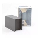 Wandlampe Norma, 2x3W, 3000K, 166lm,  schwarz oder grau (fast anthrazit), up&amp;down,  Abstrahlwinkel einstellbar,*** nur noch begrenzte St&uuml;ckzahl!