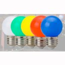 LED Mini-Birne 1W, 300&deg;, IP65, warmweiss oder farbig,...