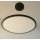 LED-Panel-Pendelleuchte flach, rund, 54W, up-down, D 58cm, 4000K, schwarz, dimmbar