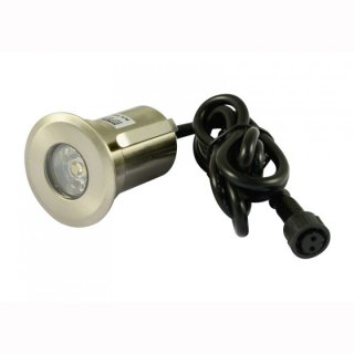 Bodeneinbauleuchte ARGOS  IP67 1,5Watt, 3000K, 12V, D42mm H58mm A32mm