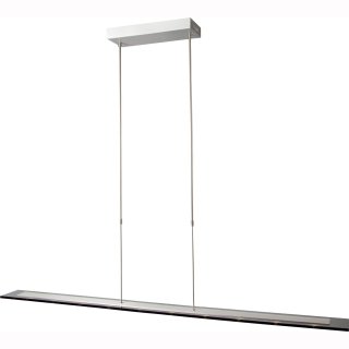 Favourite LED H&auml;ngeleuchte 40W 3900 Lumen 140cm Glas transparent dimmbar