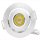 Einbauspot LED Cree 3W, 15-120&deg;, 12V DC/700mA, schwenkbar, D50mm H33mm, DA 42mm 15&deg; wei&szlig;