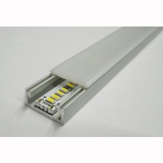 Abdeckung f&uuml;r LED-Profil Milano, Roma, Frankfurt, Berlin, Sophia IP65 pro. m transparent
