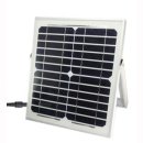 LED Bau- Aussenstrahler Li-Ion 10W IP65 120&deg; COB Professional mit Bewegungsmelder f&uuml;r Solarpanel