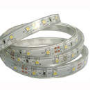 Flex Stripe SMD 3528/120 LEDs/m ,24V 9,6W/m IP68 Sleeve kaltweiss 6500k