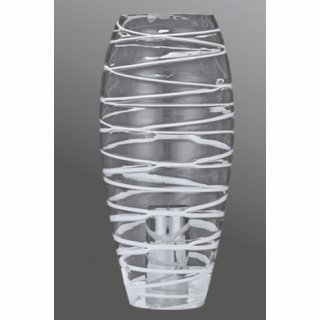 2Easy Deco Glas Volta Wei&szlig;, Klarglas, handgefertigt, 998.64, zu Tischlampe erweiterbar oder f&uuml;r URail
