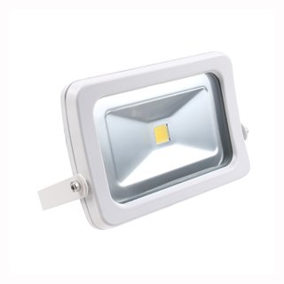 LED Floodlight ultraflch wei&szlig; 30W COB 2700lm IP65 120&deg; 