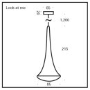 Look at me Led Pendelleuchte 8W 600lm 2700K 