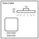 LED Aufbauleuchte Foxx Cube 40x40cm 22W 2700K 1980Lm