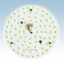 Einbau-LED-Inlay Set 10W, rund, 110mm, 900lm, ultraflach, mit Trafo und Magnethaltern warmwei&szlig;  2800-3000K