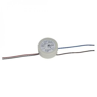 LED-Treiber 9W, 700mA, 7,2-12V, rund ohne Zugentlastung - nur in Serienschaltung!