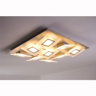 Frame Dela Deckenleuchte 9xHV-LED 8,7W 6750Lm alu geschliffen  