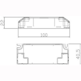 LED Konstantstromtreiber 250mA VDC 8-10W dimmbar  - nur in Serienschaltung!