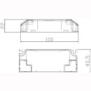 LED Konstantstromtreiber 250mA VDC 8-10W dimmbar  - nur in Serienschaltung!