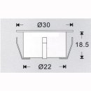 LED Bodeneinbaustrahler ARGOS rund 0,3W mini IP67 ww...