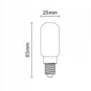 E14 LED T26, 2W, klar, warmwei&szlig;