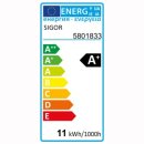 LED Kugelbirne E27 11W milky 2200-2700K dim to warm...