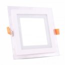 LED Glass Panelleuchte 198x198mm 18W 1260lm 120&deg;...