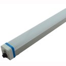 LED Lichtband square4 / 150, 60W, 9200lm, wei&szlig;, 150cm, Decke oder Pendel, IP65, Stecker, 0-10V dimmbar