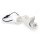 LED GU10 Strahler 10W COB 20-100% sunset dimming 2000K-3000K 45&deg; CRI 99 inkl. Trafo silber