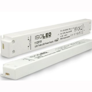 Gleichstrom-LED-Trafo 12V/DC, 0-30W ultraflach und schmal 12V DC