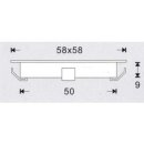 LED Bodeneinbaustrahler ARGOS quadratisch 0,6W in-G IP67 12V/DC