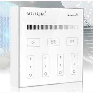 2.4G 4-Zone B1 Wand-Fernbedienung Dimmer, bedienbar mit controller (23114706)