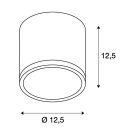 Deckenanbauleuchte Rox Ceiling LED GU10 ES111 alu geb....