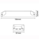 LED-Schaltnetzteil  12/24 V DC, max. 0-100W IP20 184mm