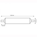 R7s LED-Lampe 10W, 108 SMD, L: 118mm, 360&deg; dimmbar