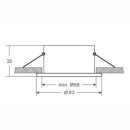 Einbaustrahler Sys-68 f&uuml;r Cover, MR16/GU10 DA=68mm...